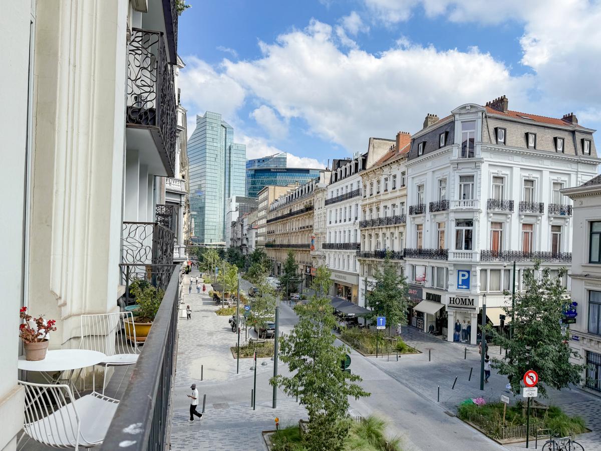 De Brouckère: magnifique duplex 3ch., 3 sdb, 2 terrasses