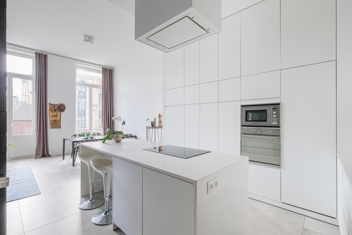 De Brouckère: magnifique duplex 3ch., 3 sdb, 2 terrasses