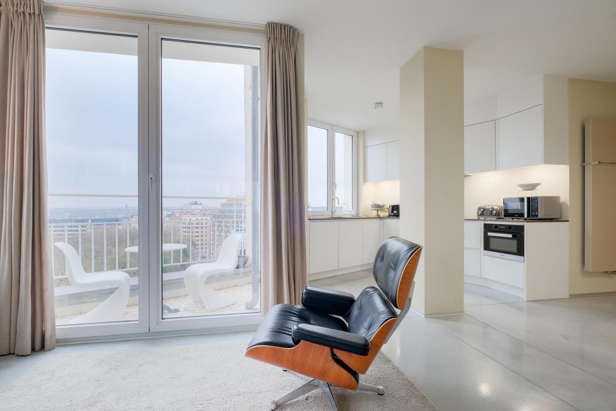 Somptueux penthouse avec vue unique sur le Cinquantenaire