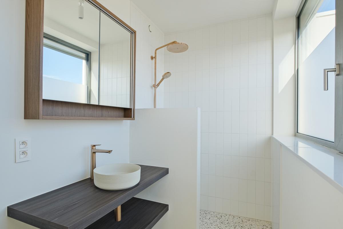 Penthouse 140m² 2 ch terr 30m² panoramique, TVA 6%, PEB A