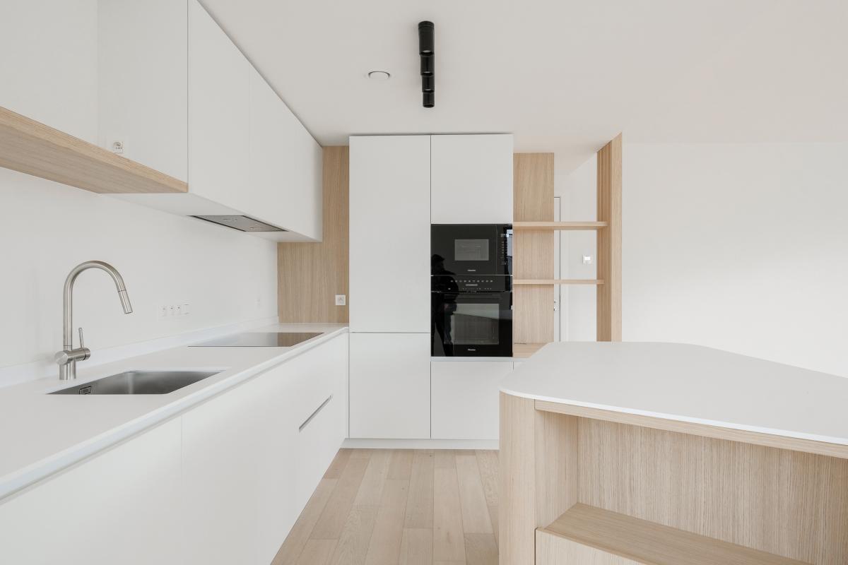 Penthouse 140m² 2 ch terr 30m² panoramique, TVA 6%, PEB A