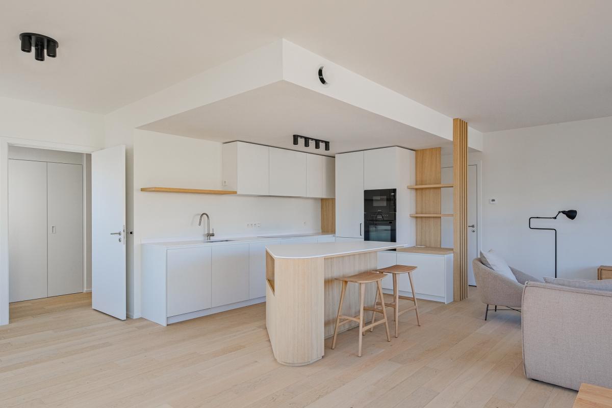 Penthouse 140m² 2 ch terr 30m² panoramique, TVA 6%, PEB A