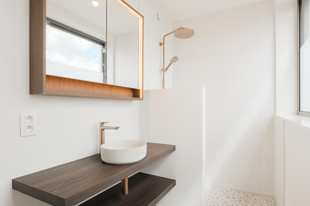 Penthouse 140m² 2 ch terr 30m² panoramique, TVA 6%, PEB A