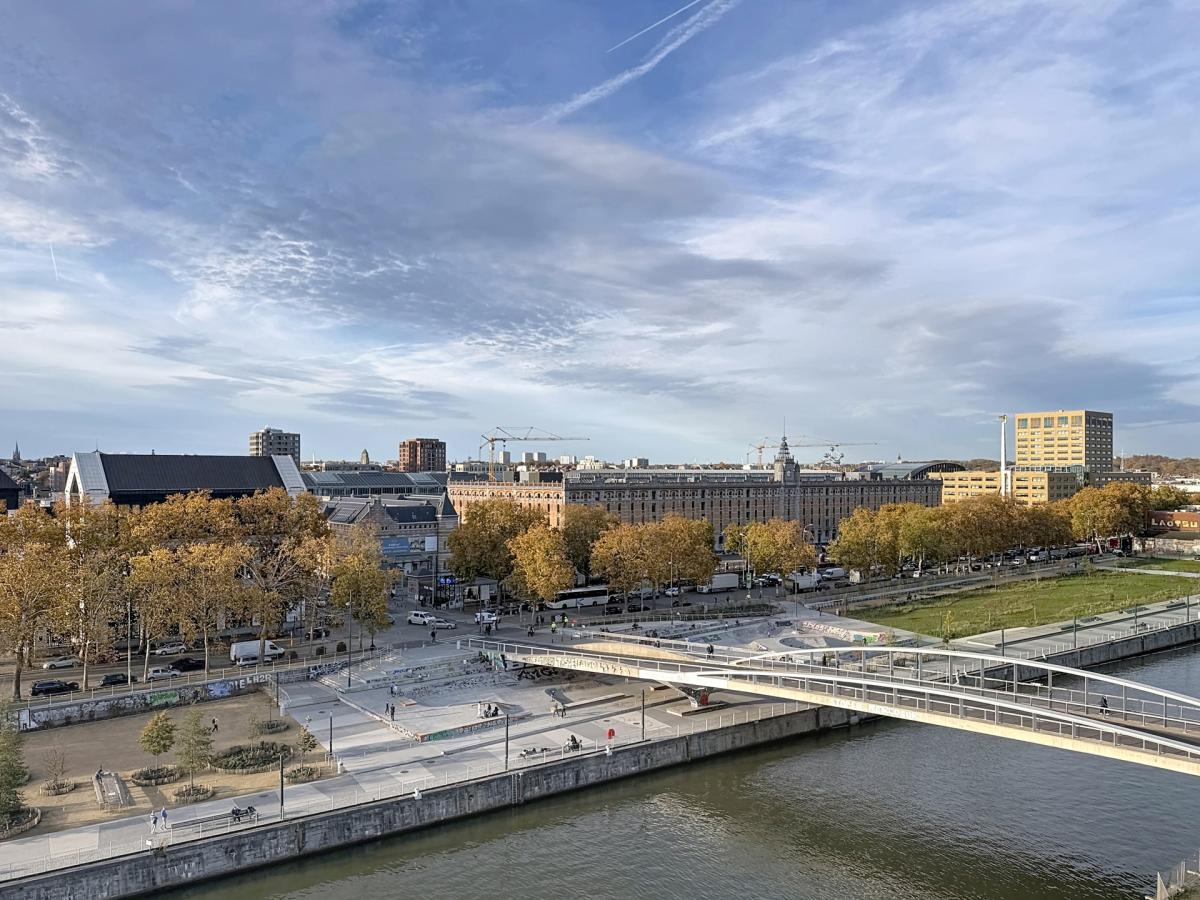Bruxelles Canal Wharf : Superbe penthouse + grande terrasse