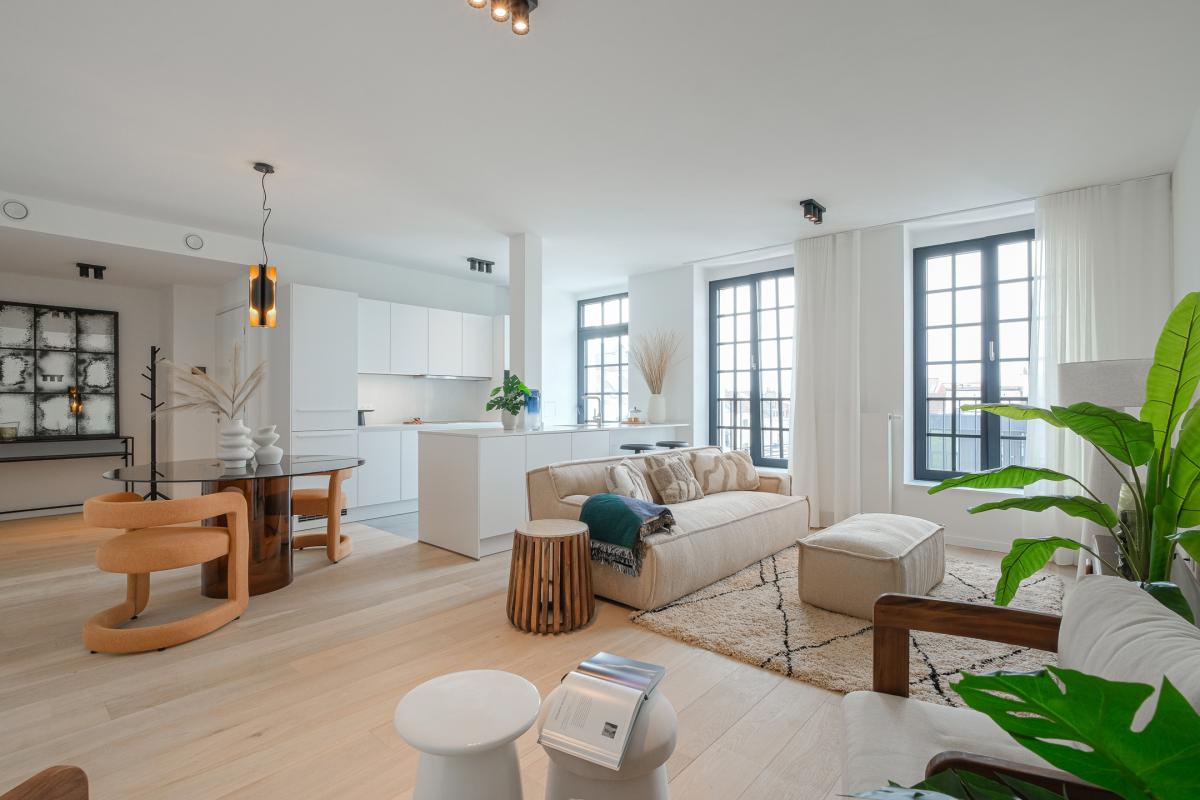 Magnifique appartement 3 ch. de ±119m² + terrasse ±24,5m²