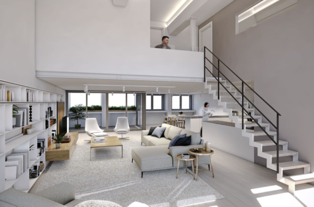 Molière: Splendide loft 192 m² - possibilité 3 ch, terrasse