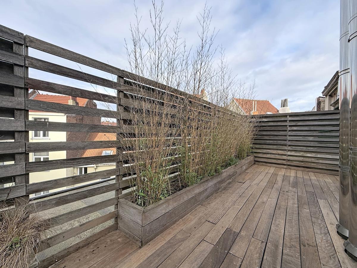 Haut de Saint-Gilles : Superbe duplex penthouse + terrasse
