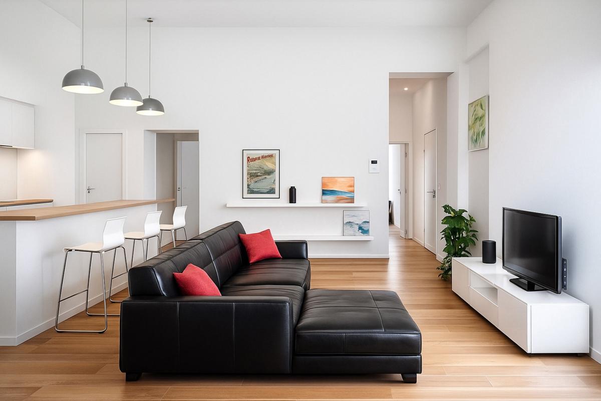 Châtelain : Beau duplex rez-de-chaussée avec jardin