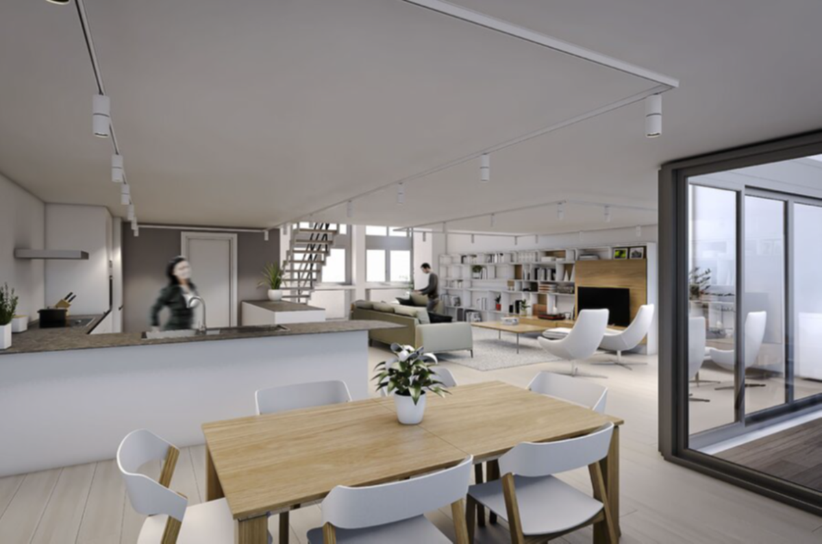 Molière: Splendide loft 192 m² - possibilité 3 ch, terrasse