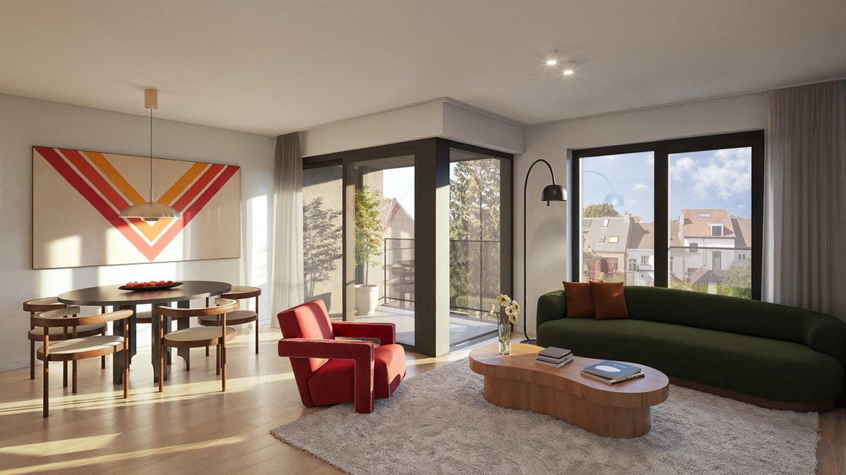 Spacieux appartement neuf ±108 m², 3ch, terrasse 5 m²