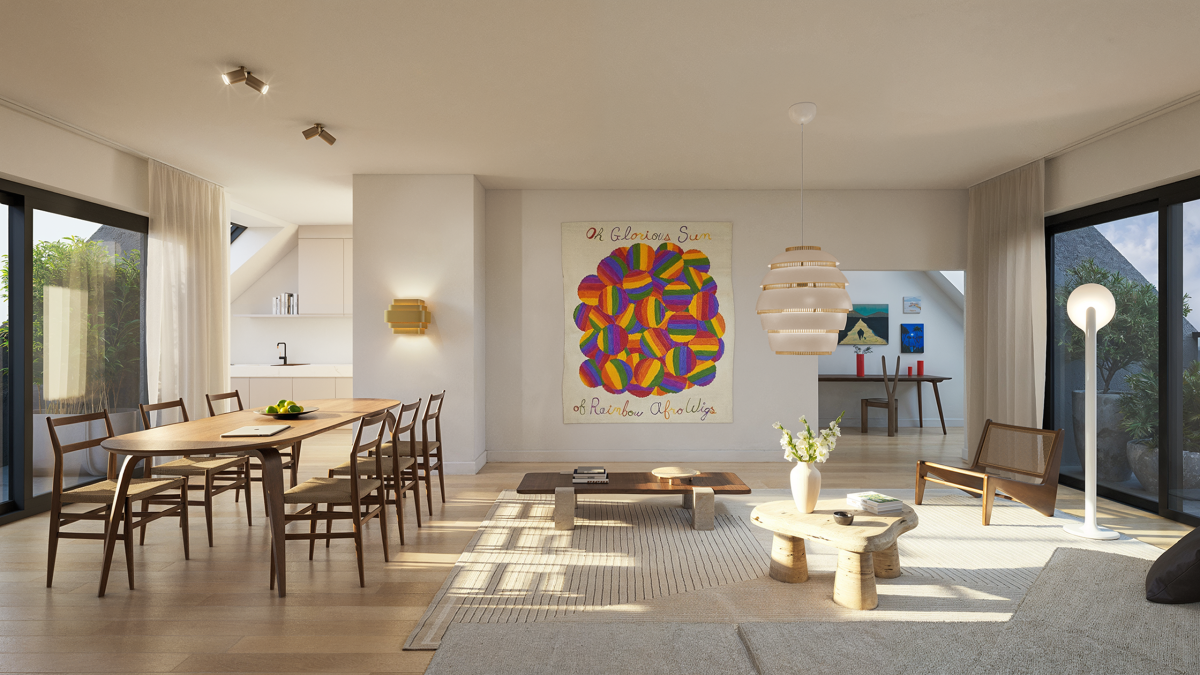 Magnifique appt. neuf ±89m², 2ch., terrasse 3.5 m²