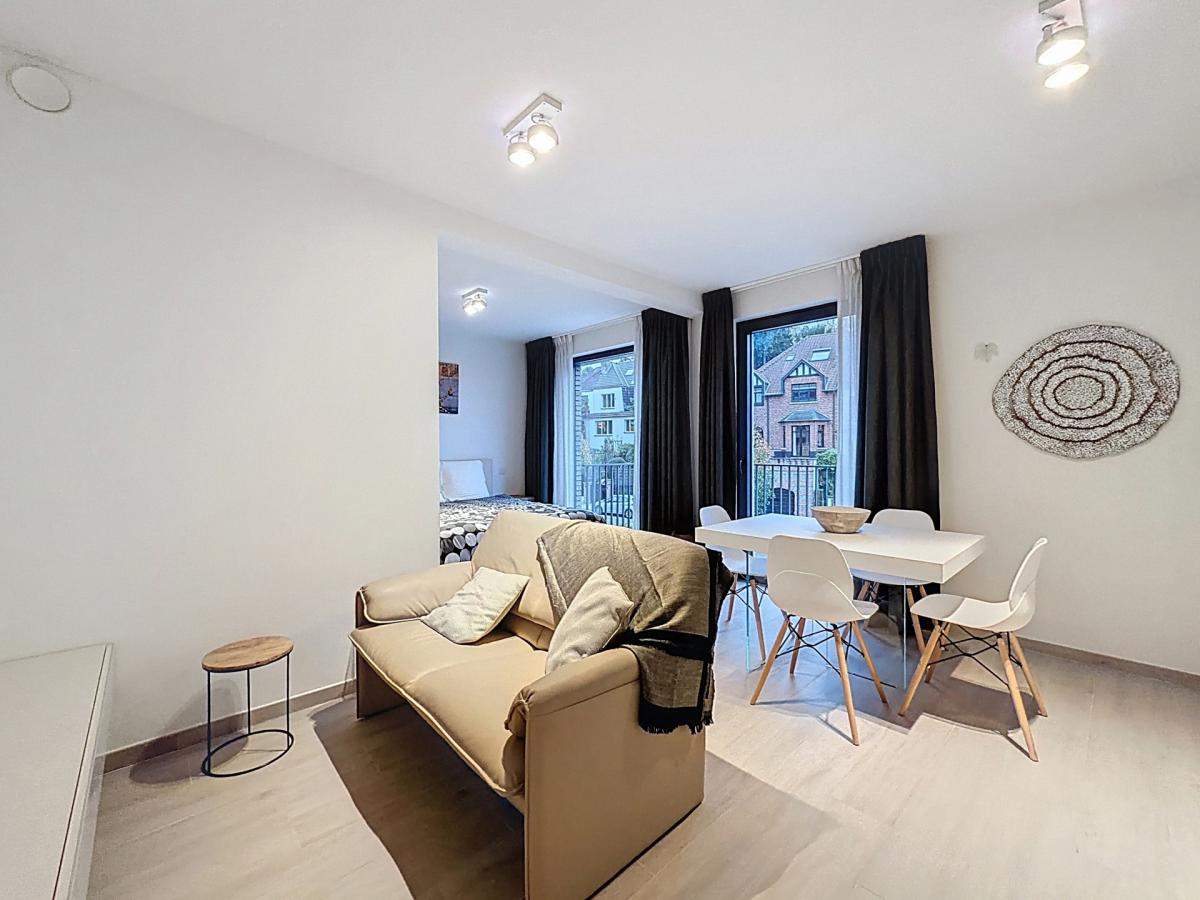 Place Saint-Job : Beau studio meublé moderne + terrasse