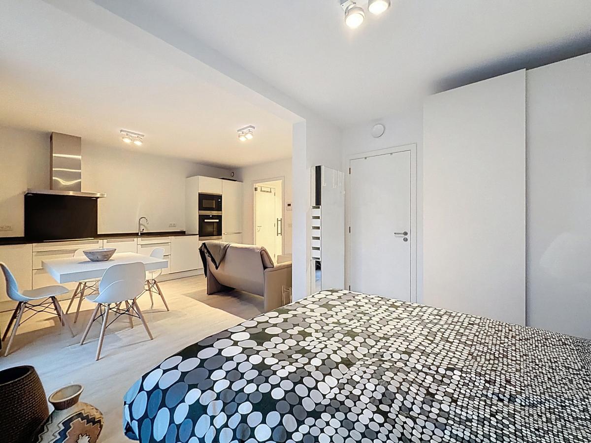 Place Saint-Job : Beau studio meublé moderne + terrasse