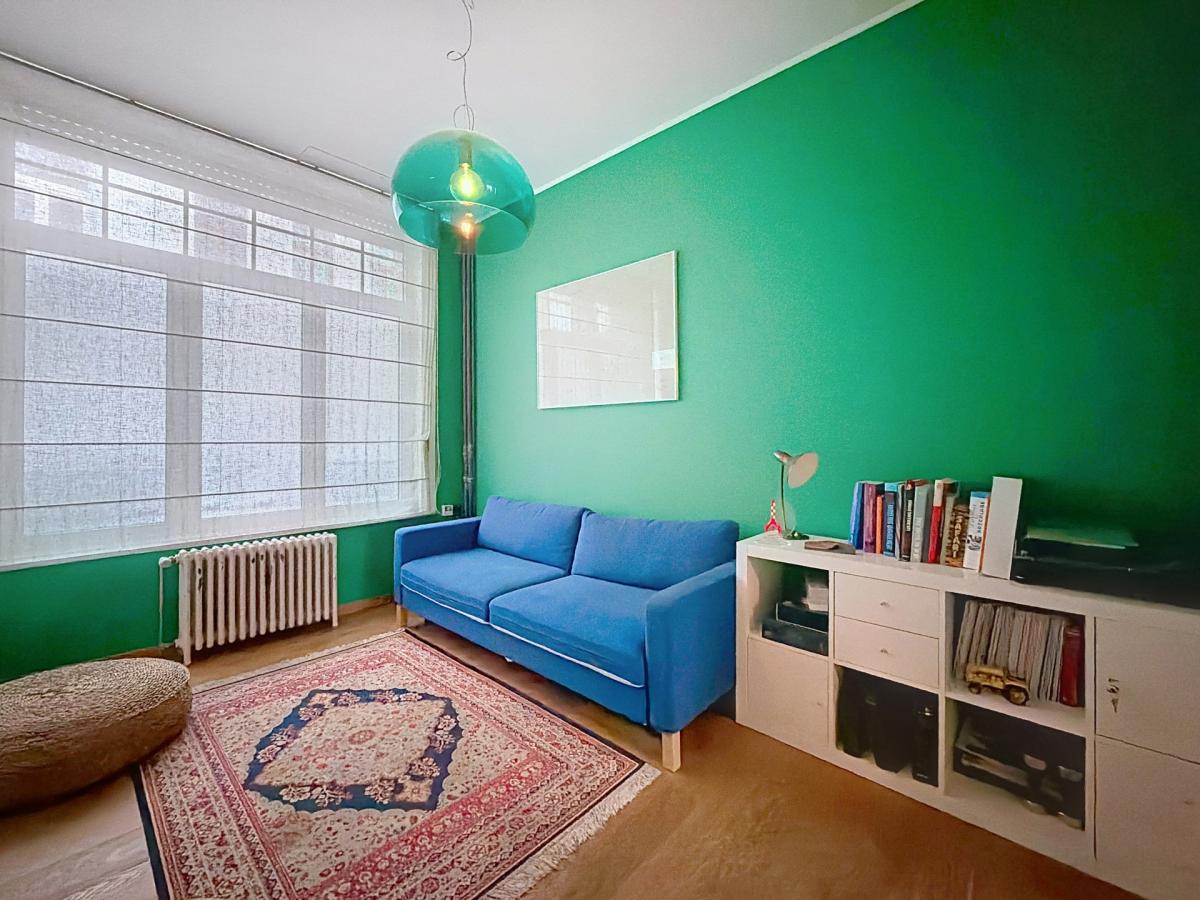 Haut de Saint-Gilles : Rez-de-chaussée avec jardin meublé