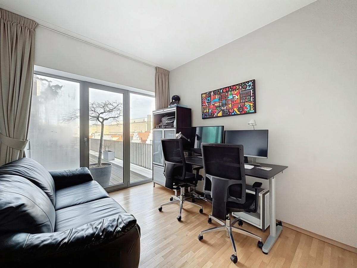 Sablon : Superbe appartement avec une grande terrasse