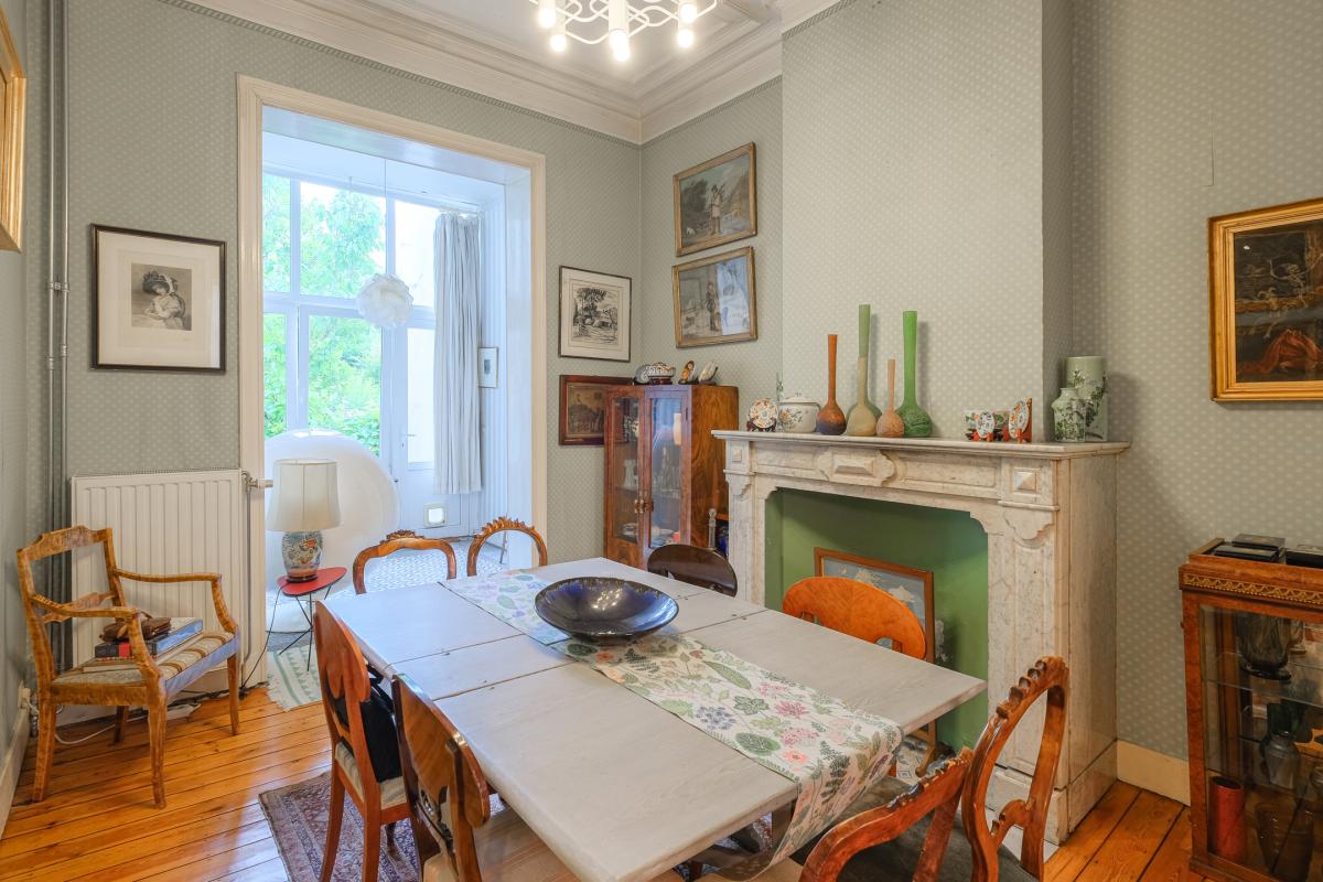 Pl. Brugmann: maison  avec jardin Sud