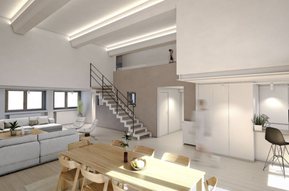 Molière: Superbe loft 223 m² - 4 chambres, terrasse, parking