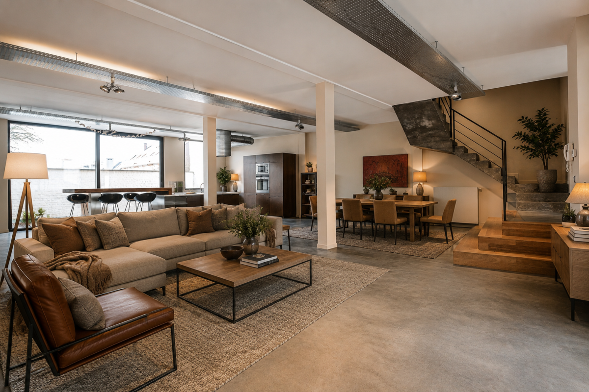 Lycée Français, duplex de 220m² 3 ch terrasse et garage 2 v