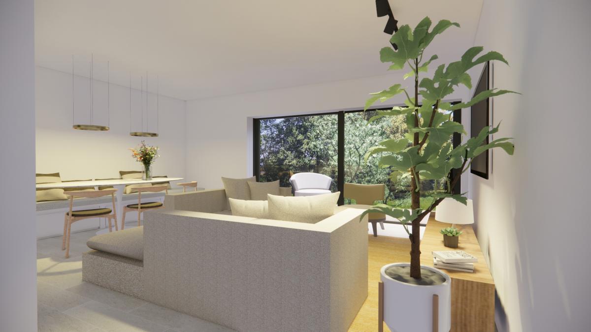 Parc Wolvendael,  appartement de +/-92m² , 2ch.+ terrasse