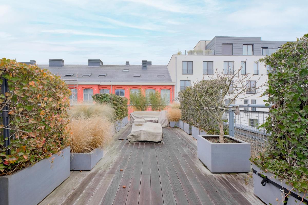 Quartier Van Volxem: magnifique penthouse avec terrasse 