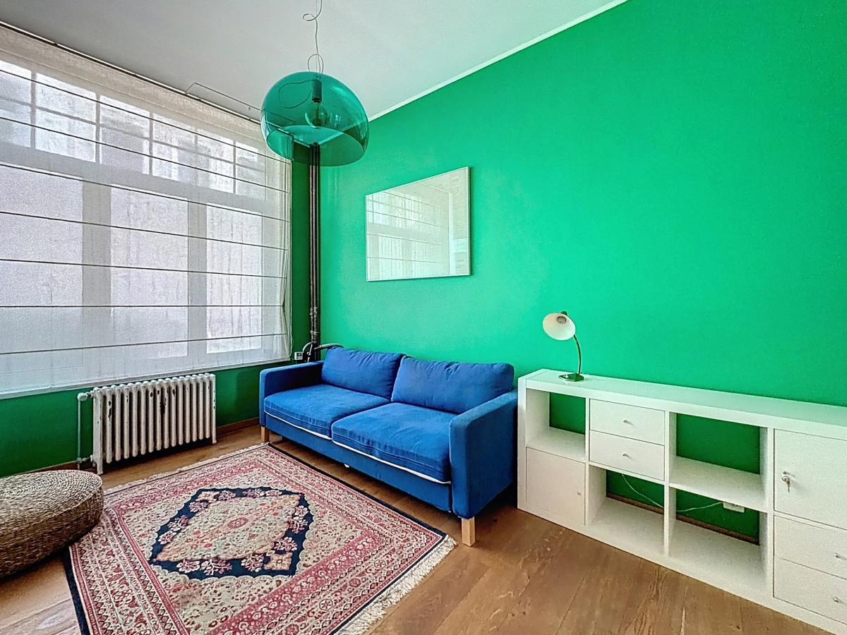 Haut de Saint-Gilles : Rez-de-chaussée avec jardin meublé