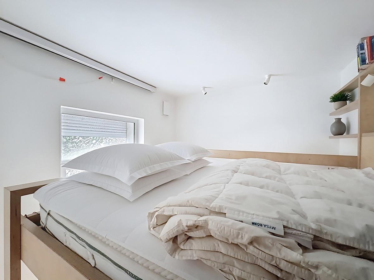 Haut de Saint-Gilles : Rez-de-chaussée avec jardin meublé