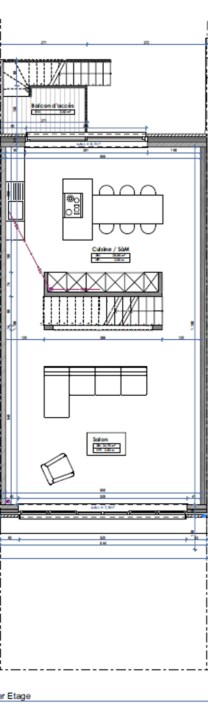 Terrain à bâtir avec permis ! Maison 3/4 chambres de 240 m² 