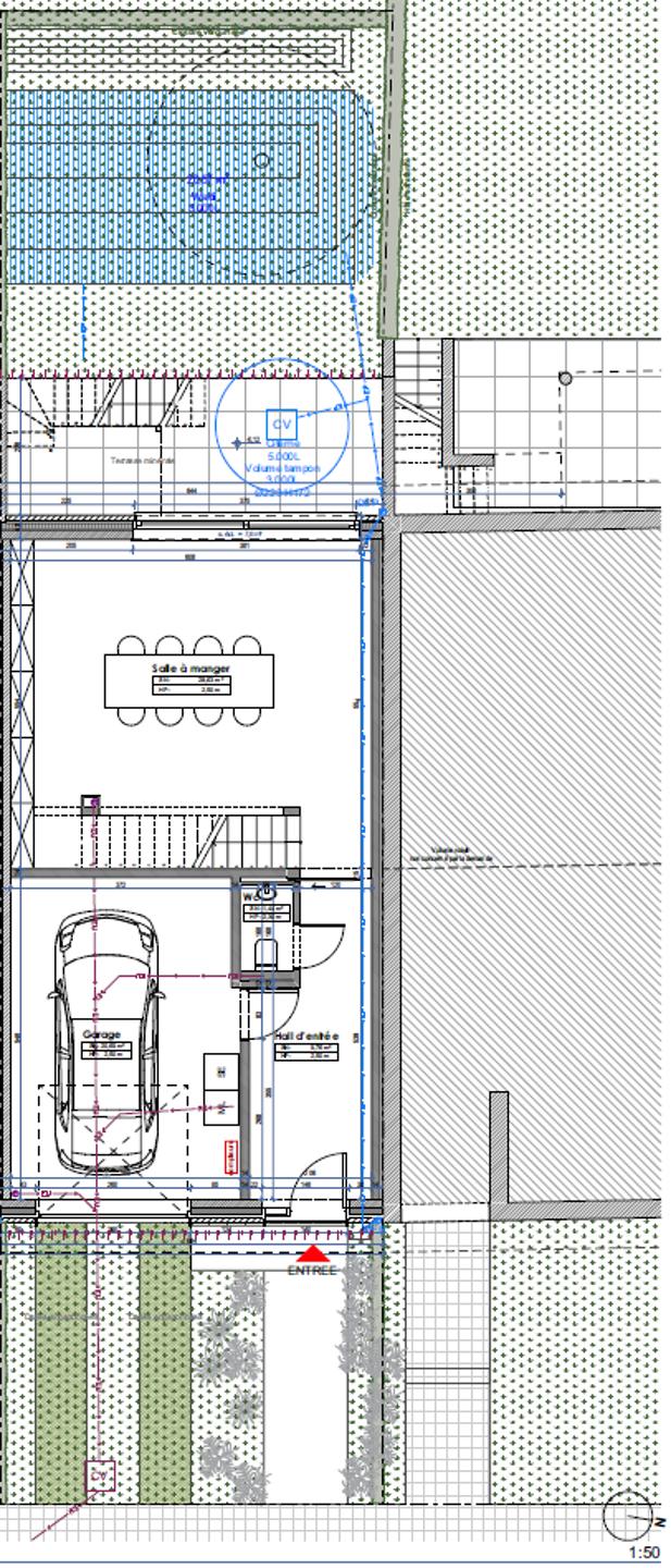 Terrain à bâtir avec permis ! Maison 3/4 chambres de 240 m² 