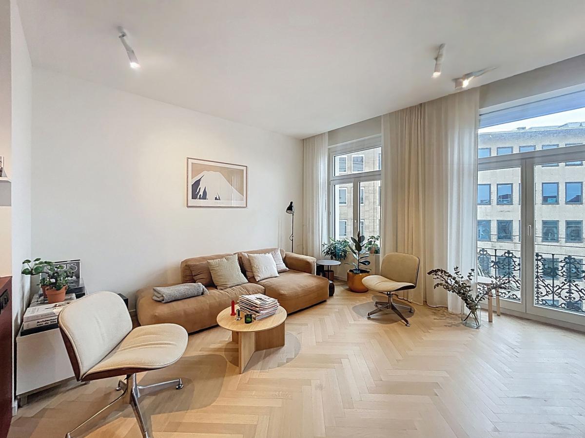 Sablon : Bel appartement 1 chambre entièrement rénové à neuf