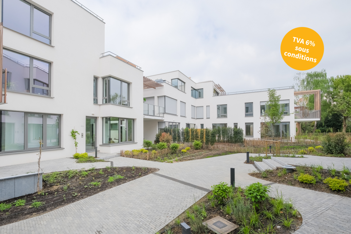 Penthouse 140m² 2 ch terr 30m² panoramique, TVA 6%, PEB A