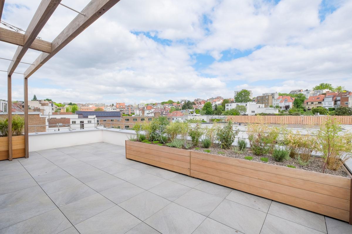 Penthouse 140m² 2 ch terr 30m² panoramique, TVA 6%, PEB A