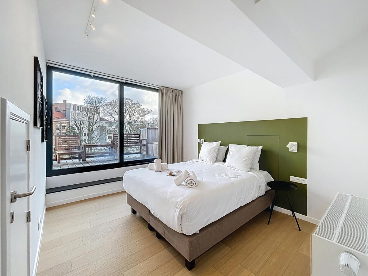 Châtelain/Stéphanie : Duplex meublé 3 chambres et terrasses