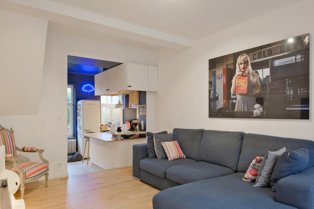 Vanderkindere : Belle arrière maison 4 chambres + jardin