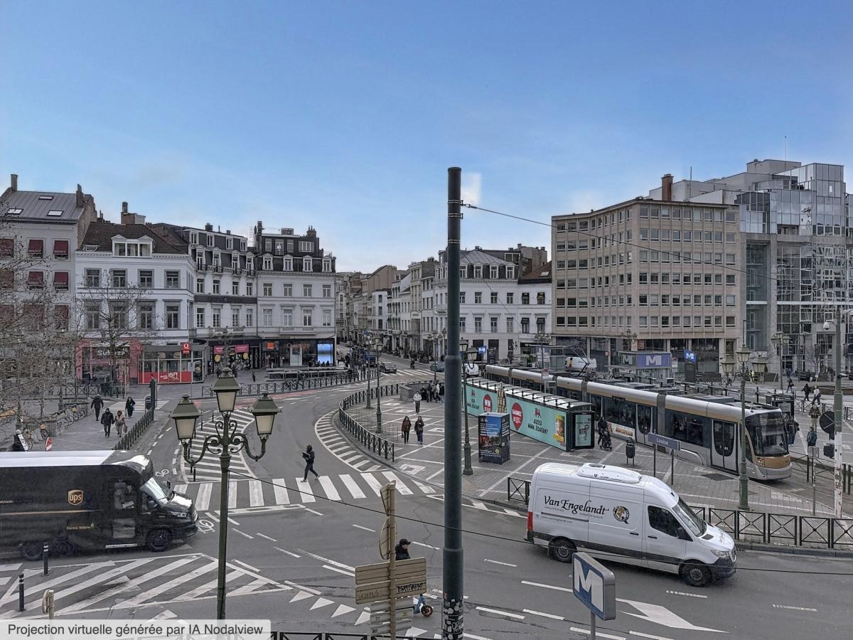 Boulevard Waterloo : Bel appartement meublé de 2 chambres