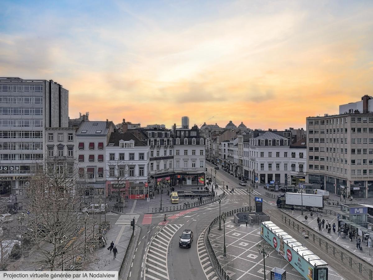 Boulevard Waterloo : Bel appartement meublé de 2 chambres