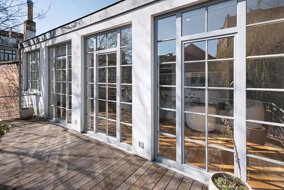 Châtelain: Appartement duplex meublé 3 chambres + terrasses 