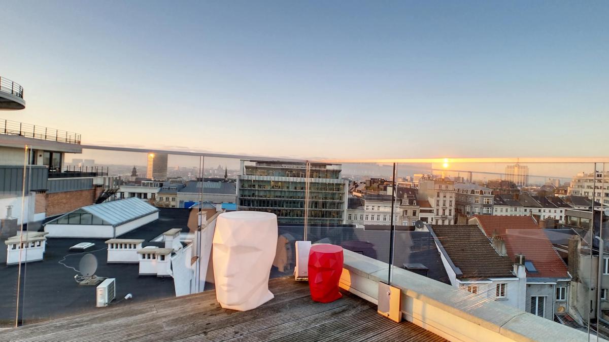 Boulevard de Waterloo : Superbe Penthouse meublé 