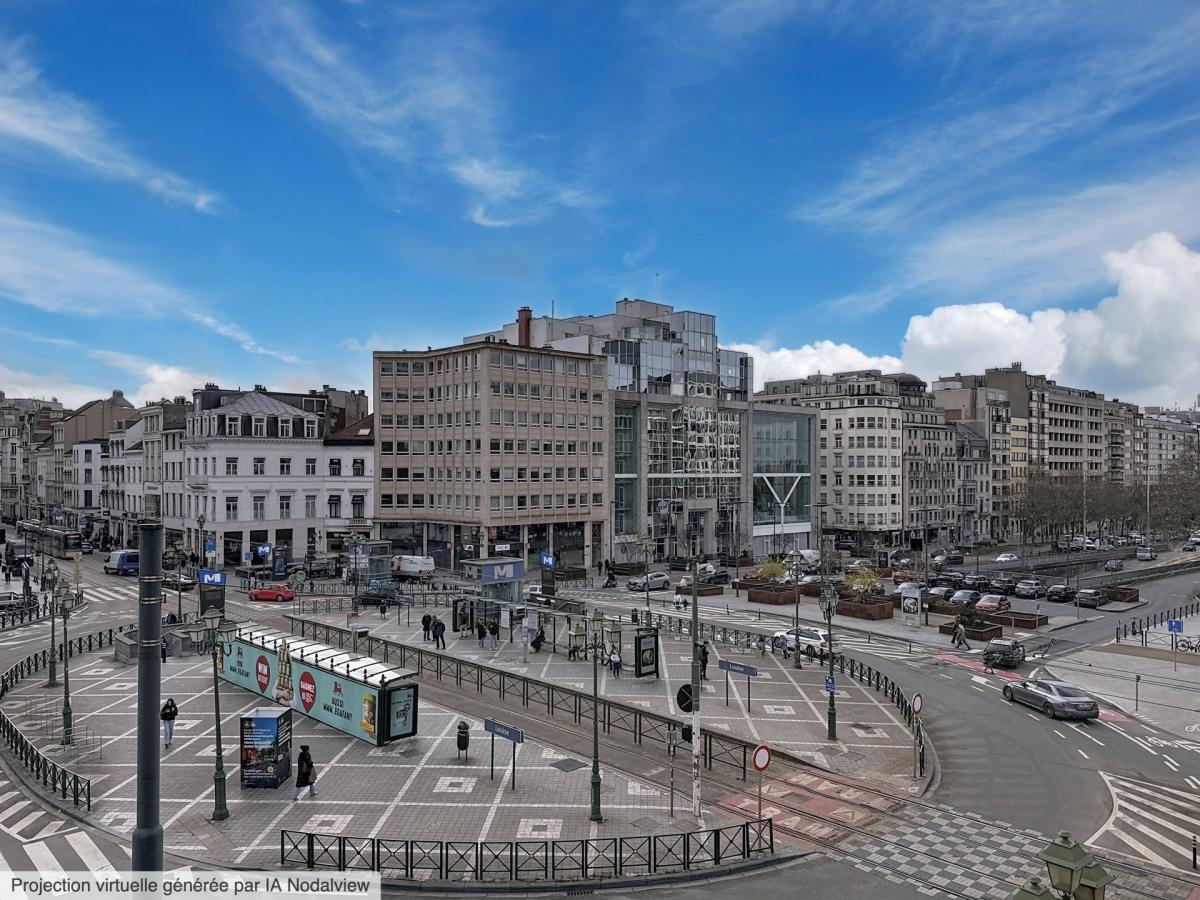 Boulevard Waterloo : Bel appartement meublé de 2 chambres