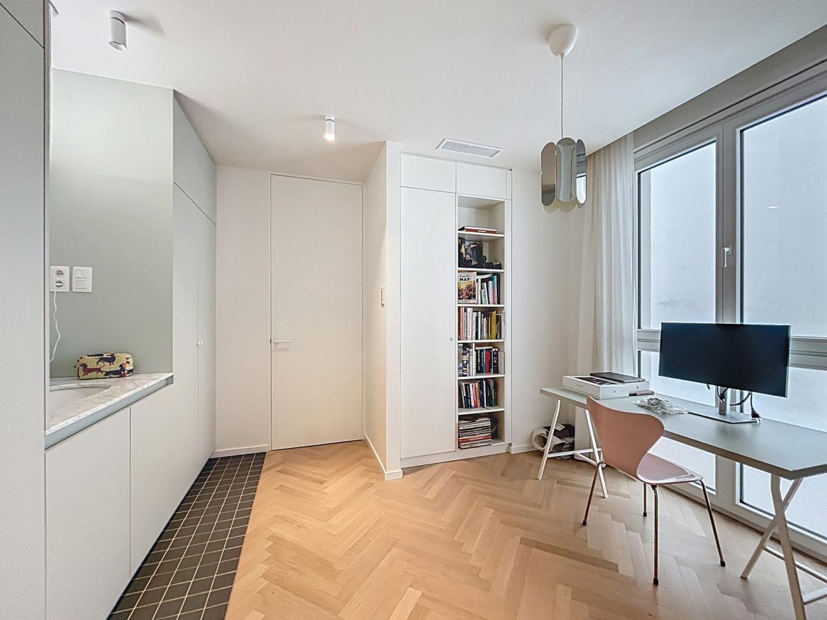 Sablon : Bel appartement meublé 1 ch rénové à neuf