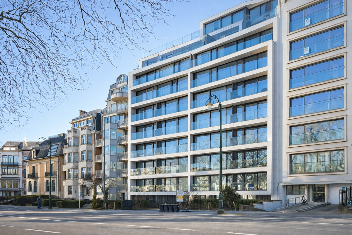 Abbaye de la Cambre : magnifique 2ch 131m², terrasse 22m²