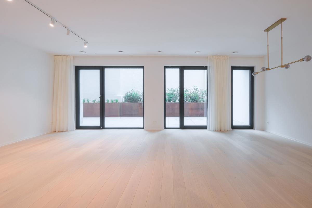 Abbaye de la Cambre : magnifique 2ch 131m², terrasse 22m²