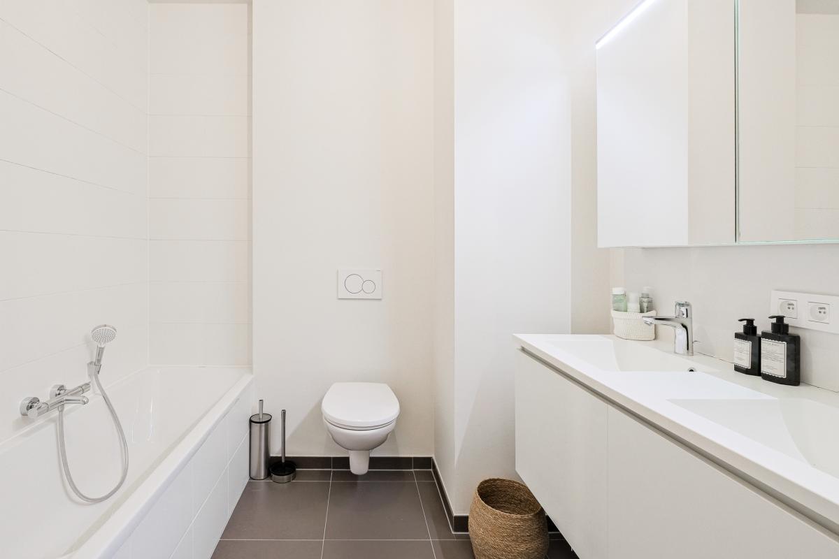 Centre/canal: appartement récent: terrasse 15 m², 2 parkings