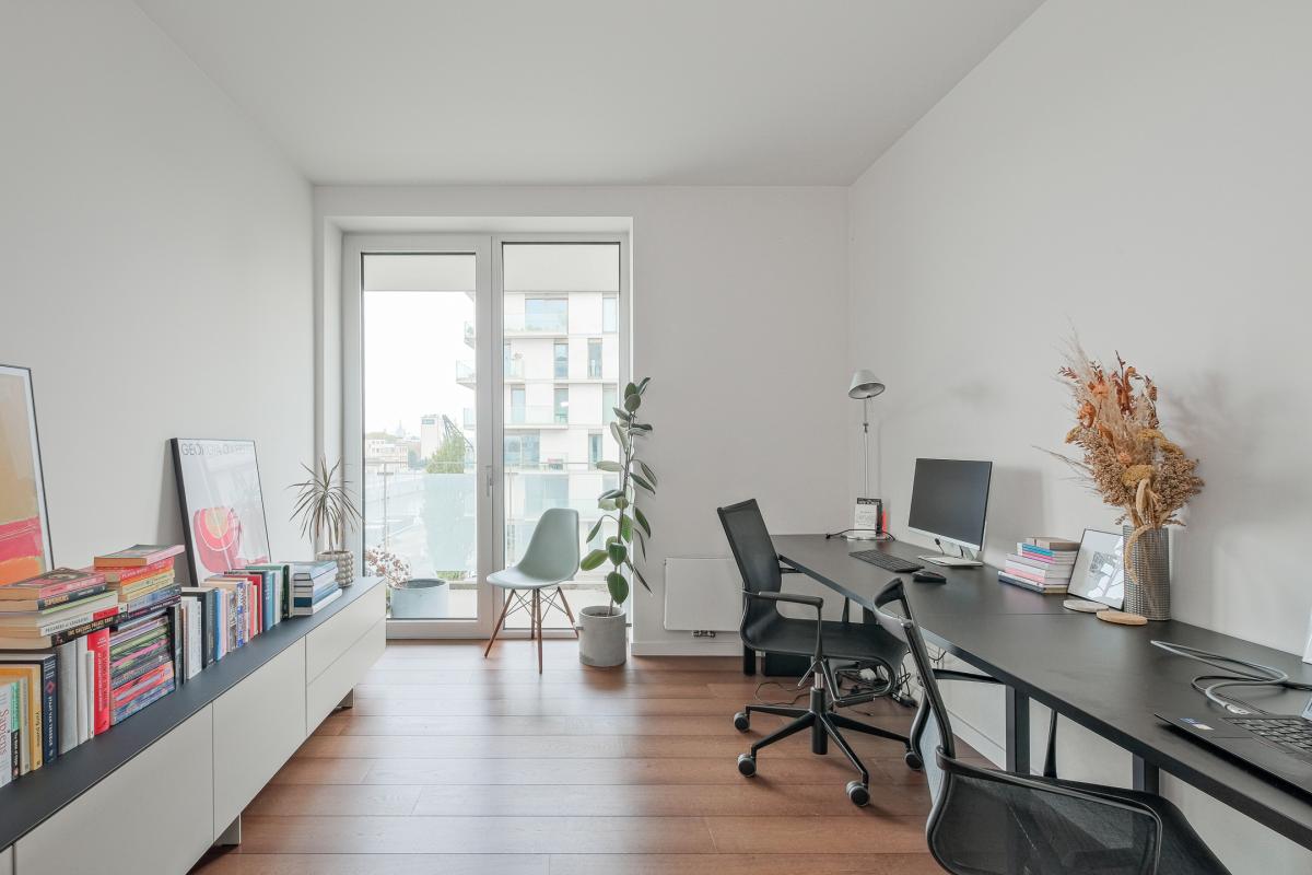 Centre/canal: appartement récent: terrasse 15 m², 2 parkings