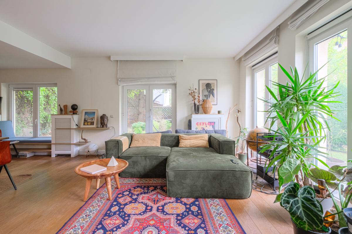 Magnifique triplex 4 CH avec jardin et parking