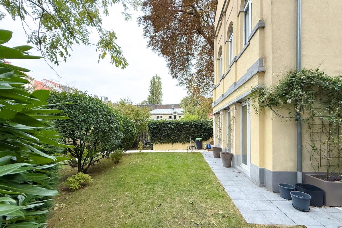 Magnifique triplex 4 CH avec jardin et parking