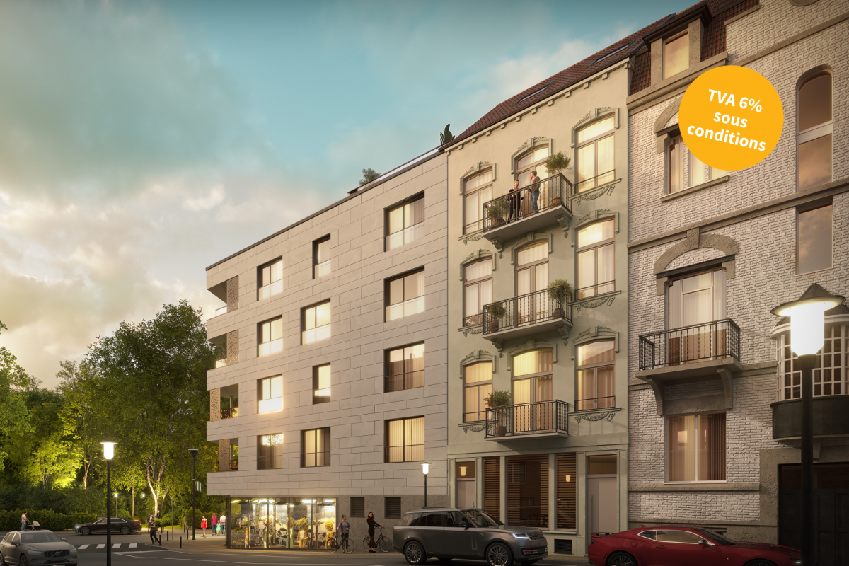 Magnifique penthouse neuf +-58m², terrasse 6 m²