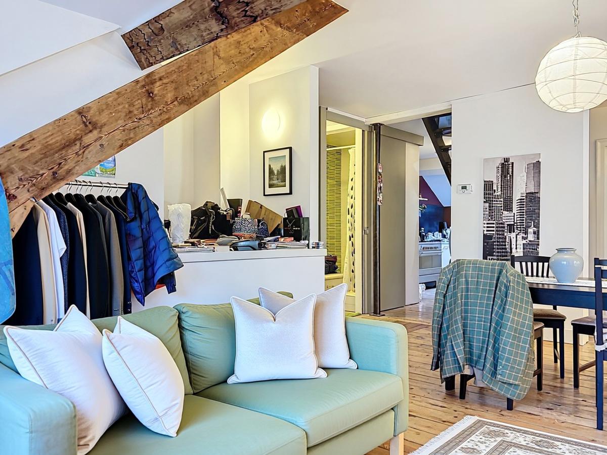 Quartier Européen : Duplex meublé 2 chambres avec terrasse