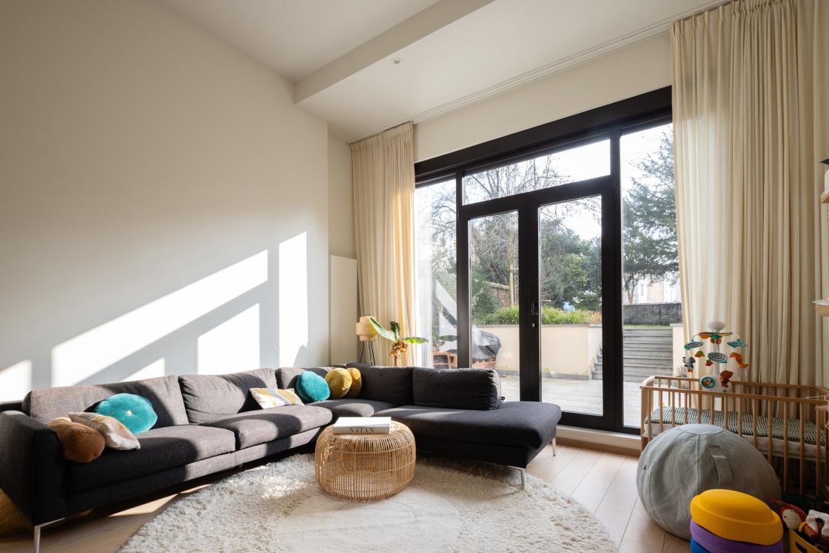 Rez-de-chaussée 3 chambres – 155 m² – Quartier Brugmann