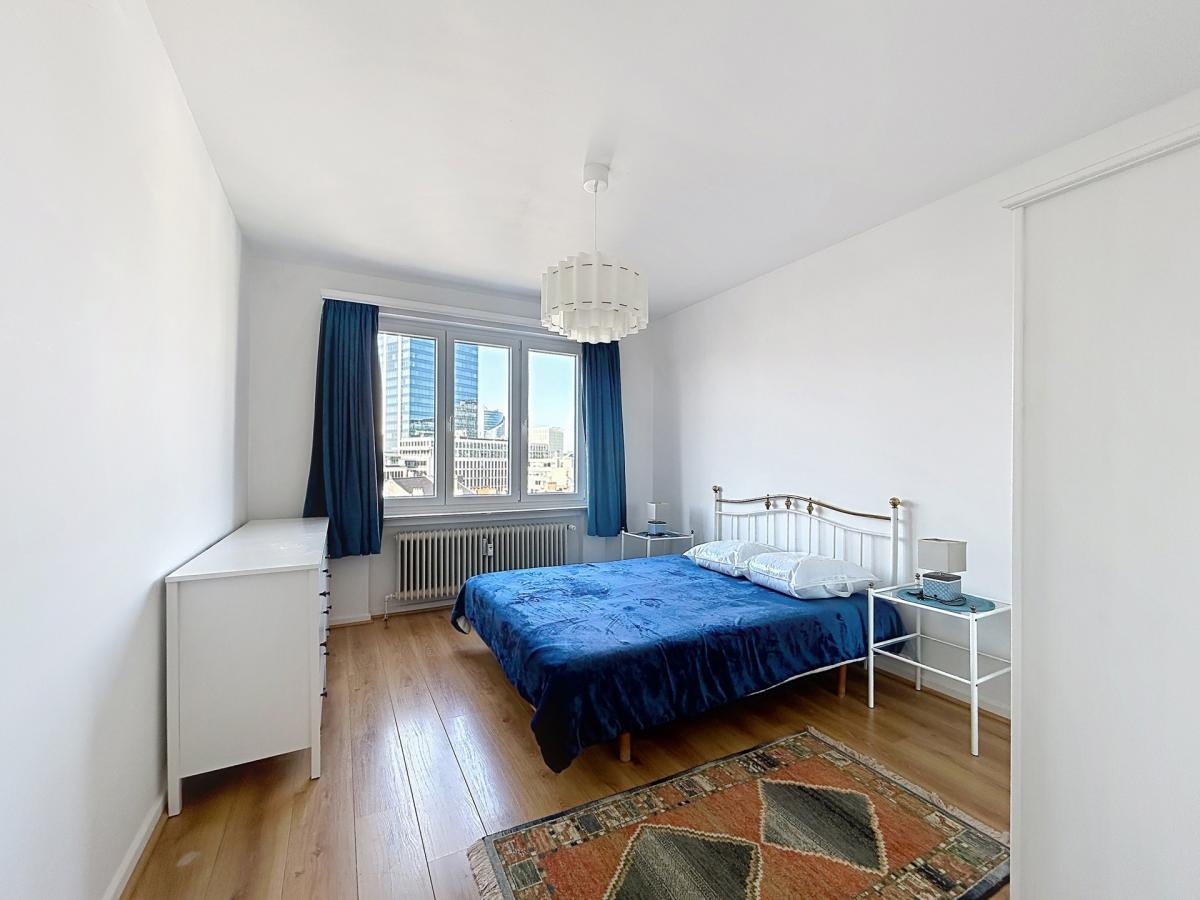 Colonne du Congrès: appartement rénové avec terrasse arrière