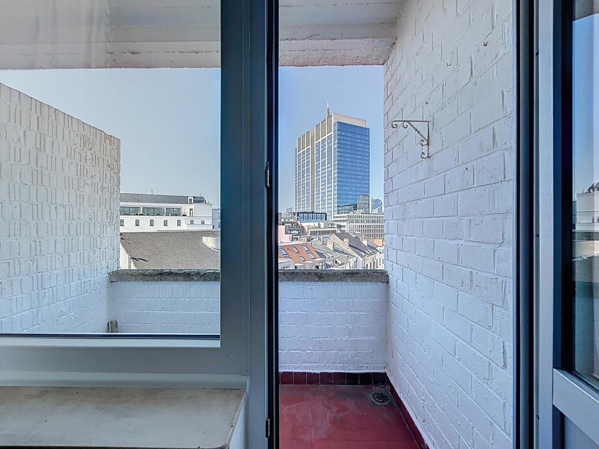 Colonne du Congrès: appartement rénové avec terrasse arrière